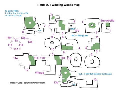winding woods map.